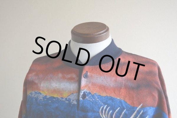 画像9: 1990s Art Unlimited シカ総柄スウェット　 DEAD STOCK/MADE IN USA　 表記L  (9)