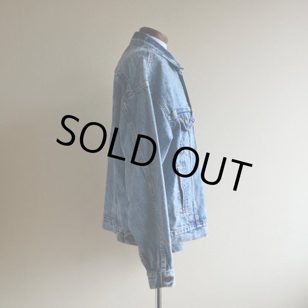 画像2: 1980s Levi's 70507-0219 ケミカルデニムジャケット  MADE IN USA  表記XL  (2)