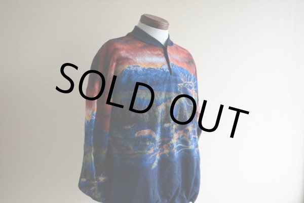 画像10: 1990s Art Unlimited シカ総柄スウェット　 DEAD STOCK/MADE IN USA　 表記L  (10)