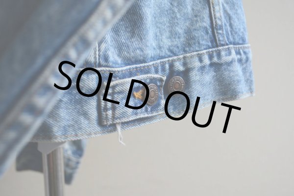 画像14: 1980s Levi's 70507-0219 ケミカルデニムジャケット  MADE IN USA  表記XL  (14)
