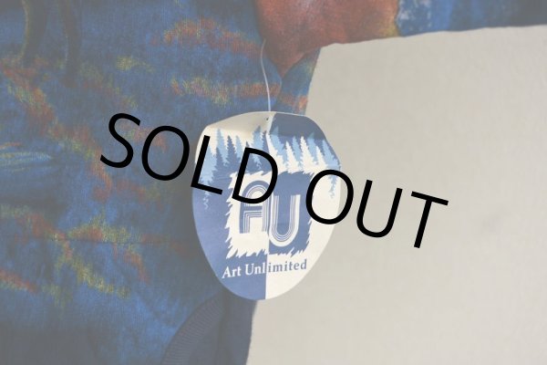 画像5: 1990s Art Unlimited シカ総柄スウェット　 DEAD STOCK/MADE IN USA　 表記L  (5)