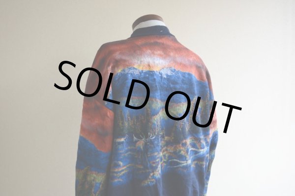 画像16: 1990s Art Unlimited シカ総柄スウェット　 DEAD STOCK/MADE IN USA　 表記L  (16)