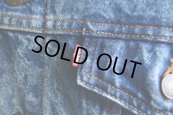 画像10: 1980s Levi's 70507-0219 ケミカルデニムジャケット  MADE IN USA  表記XL  (10)