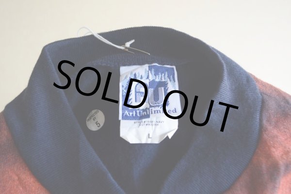 画像7: 1990s Art Unlimited シカ総柄スウェット　 DEAD STOCK/MADE IN USA　 表記L  (7)