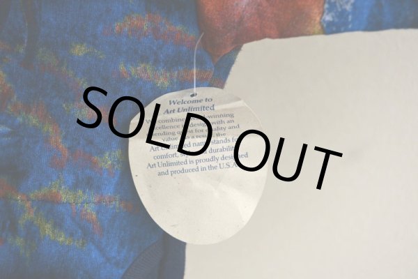 画像6: 1990s Art Unlimited シカ総柄スウェット　 DEAD STOCK/MADE IN USA　 表記L  (6)