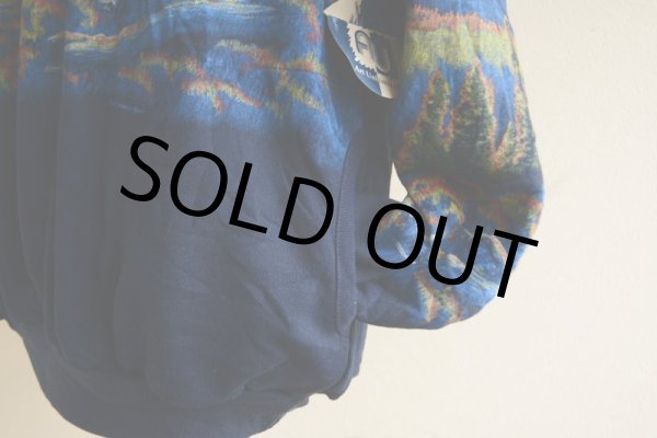 画像14: 1990s Art Unlimited シカ総柄スウェット　 DEAD STOCK/MADE IN USA　 表記L  (14)