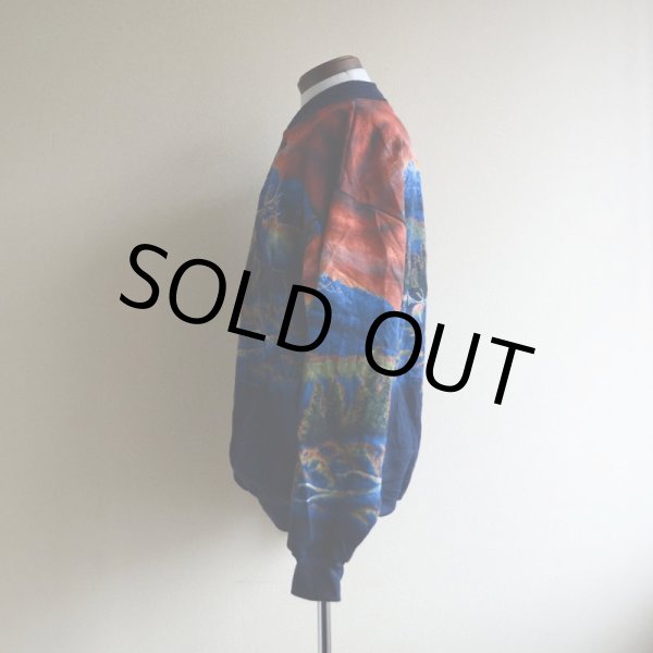 画像4: 1990s Art Unlimited シカ総柄スウェット　 DEAD STOCK/MADE IN USA　 表記L  (4)