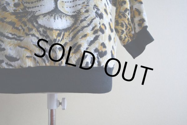 画像10: 1980s ヒョウ柄スウェット　 MADE IN USA　 表記M  (10)