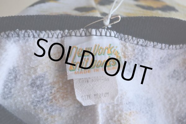 画像5: 1980s ヒョウ柄スウェット　 MADE IN USA　 表記M  (5)