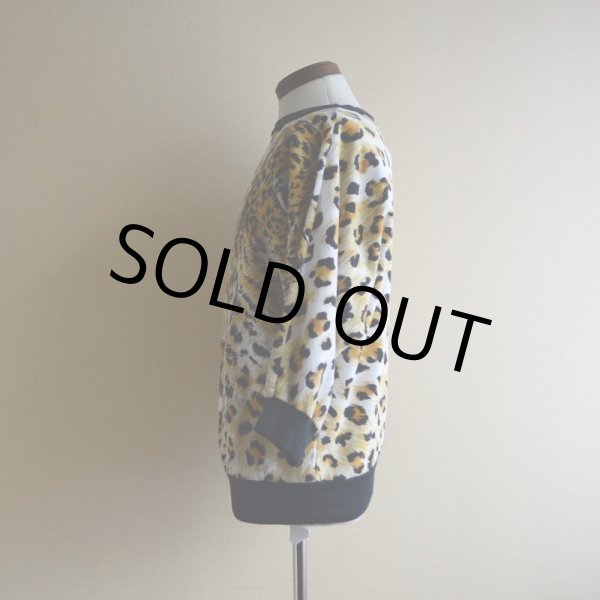 画像4: 1980s ヒョウ柄スウェット　 MADE IN USA　 表記M  (4)