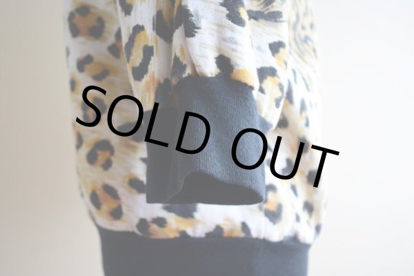 画像11: 1980s ヒョウ柄スウェット　 MADE IN USA　 表記M  (11)