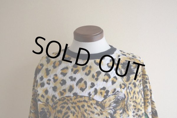 画像6: 1980s ヒョウ柄スウェット　 MADE IN USA　 表記M  (6)