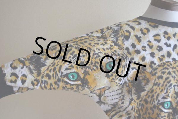 画像9: 1980s ヒョウ柄スウェット　 MADE IN USA　 表記M  (9)