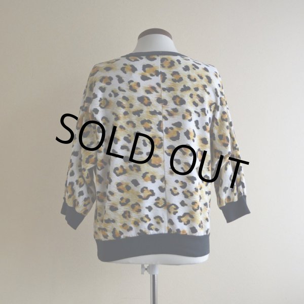 画像3: 1980s ヒョウ柄スウェット　 MADE IN USA　 表記M  (3)