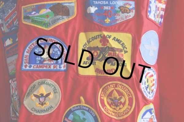 画像19: 1980s HOLLOWAY ナイロンコーチジャケット　 BOY SCOUTSワッペンカスタム　 表記L  (19)