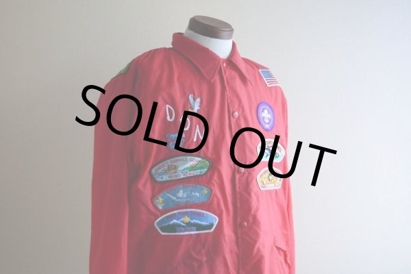 画像7: 1980s HOLLOWAY ナイロンコーチジャケット　 BOY SCOUTSワッペンカスタム　 表記L  (7)