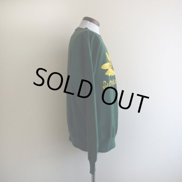 画像2: 1990s ひまわり プリントスウェット  表記XL  (2)