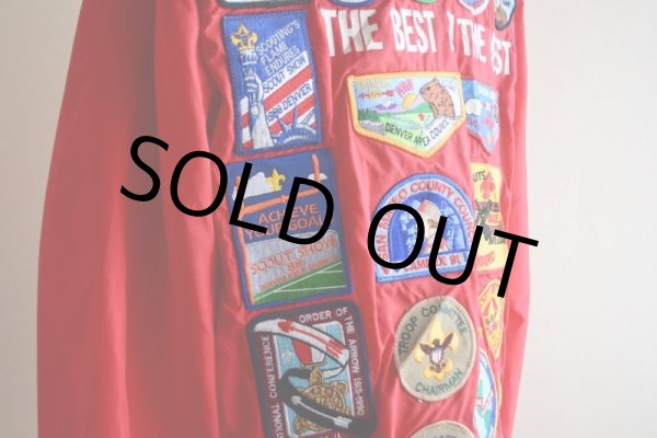 画像17: 1980s HOLLOWAY ナイロンコーチジャケット　 BOY SCOUTSワッペンカスタム　 表記L  (17)