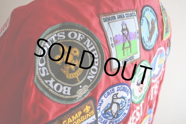 画像18: 1980s HOLLOWAY ナイロンコーチジャケット　 BOY SCOUTSワッペンカスタム　 表記L  (18)