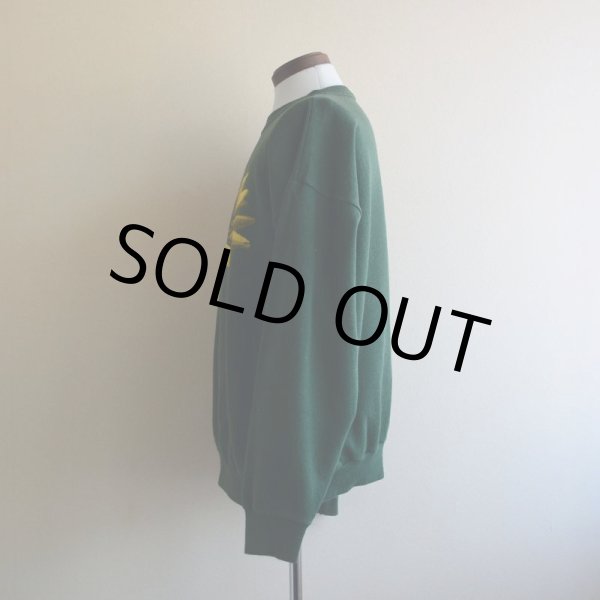 画像4: 1990s ひまわり プリントスウェット  表記XL  (4)