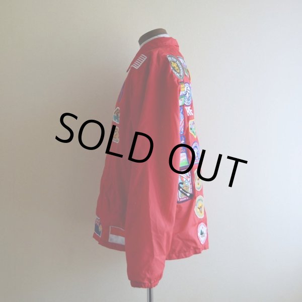 画像2: 1980s HOLLOWAY ナイロンコーチジャケット　 BOY SCOUTSワッペンカスタム　 表記L  (2)