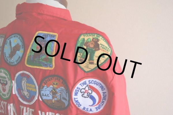 画像15: 1980s HOLLOWAY ナイロンコーチジャケット　 BOY SCOUTSワッペンカスタム　 表記L  (15)