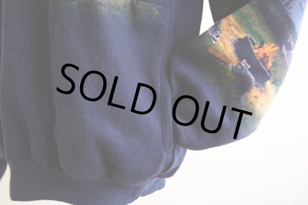 画像11: 1990s Art Unlimited キャンプ総柄スウェット  MADE IN USA  表記L  (11)