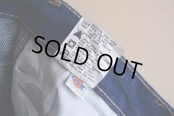画像16: 2000s Dickies デニムペインターパンツ  DEAD STOCK  表記34×30  (16)