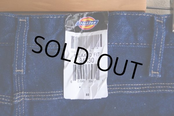 画像7: 2000s Dickies デニムペインターパンツ  DEAD STOCK  表記34×30  (7)