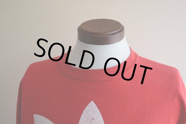 画像7: 1980s adidas トレフォイルTシャツ　 両面プリント　 表記XL  (7)