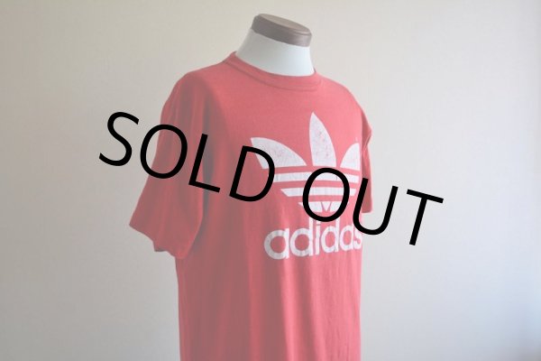 画像8: 1980s adidas トレフォイルTシャツ　 両面プリント　 表記XL  (8)