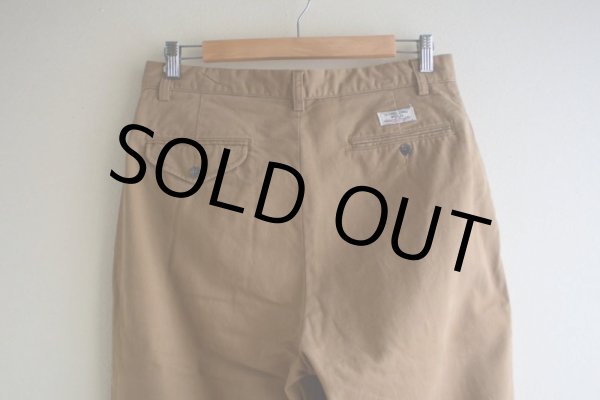 画像7: 1990s〜 Polo by RalphLauren ツータックチノトラウザー  HAMMOND PANT  表記33×30  (7)
