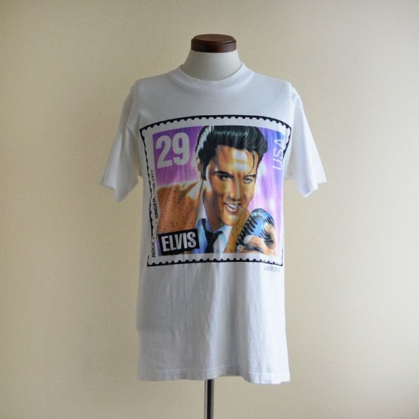 画像1: 1990s ELVIS 29￠Stamp Tシャツ　 MADE IN USA　 表記M  (1)
