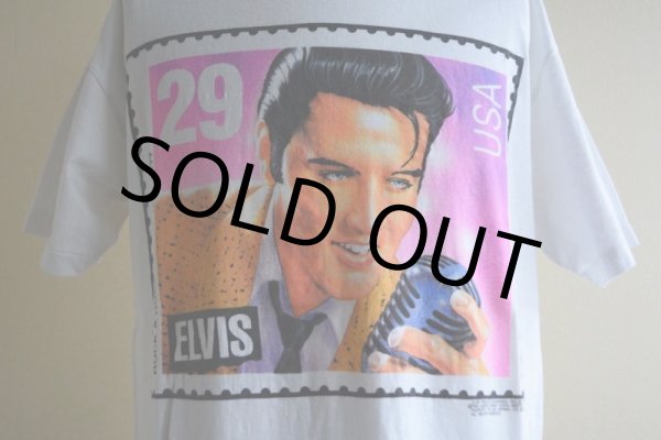 画像9: 1990s ELVIS 29￠Stamp Tシャツ　 MADE IN USA　 表記ONE SIZE FITS MOST(実寸L)  (9)