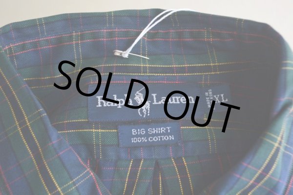 画像5: RalphLauren ボタンダウンシャツ  "BIG SHIRT"  表記XL  (5)
