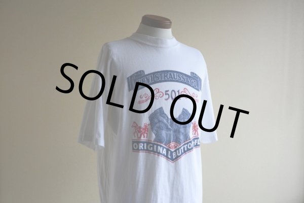 画像9: 1990s LEVI'S 501 プリントTシャツ  MADE IN CANADA  表記S-M (実寸L)  (9)