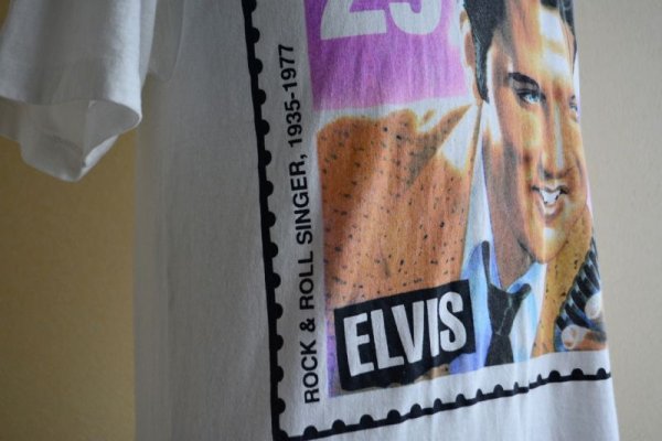 画像11: 1990s ELVIS 29¢Stamp Tシャツ  MADE IN USA  表記M  (11)