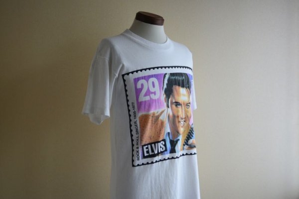 画像8: 1990s ELVIS 29¢Stamp Tシャツ  MADE IN USA  表記M  (8)