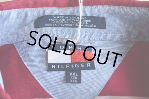 画像5: 1990s TOMMY HILFIGER ストライプシャツ　 表記XXL  (5)