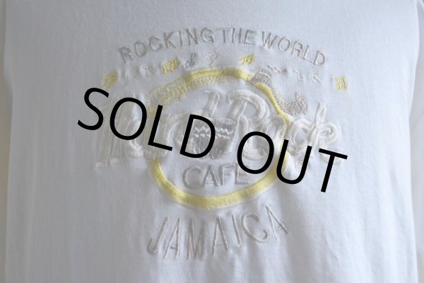 画像9: 1990s HardRockCAFE JAMAICA 刺繍ロゴTシャツ  表記L  (9)