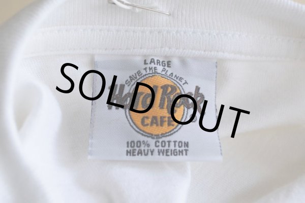 画像5: 1990s HardRockCAFE JAMAICA 刺繍ロゴTシャツ  表記L  (5)