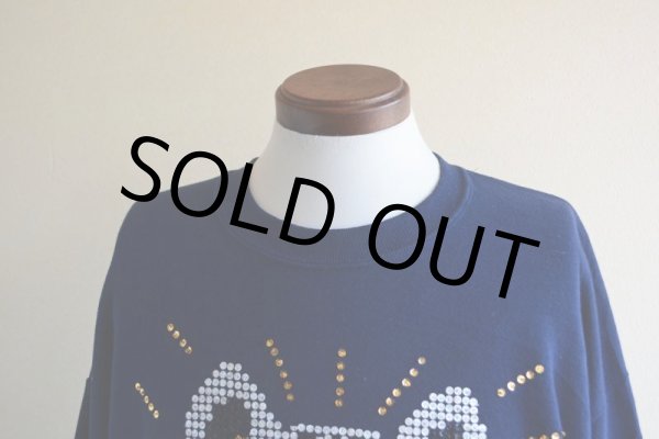 画像6: 1990s トラ柄スパンコールスウェット　 MADE IN USA　 表記XL  (6)