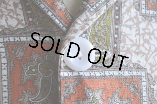 画像8: 1960s Town&Country by Caulfeild パジャマシャツ　 表記C  (8)