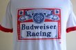 画像9: 1980s Budweiser Racing リンガーTシャツ　 表記L  (9)