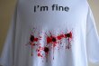 画像8: I'm fine Tシャツ　 表記XL  (8)