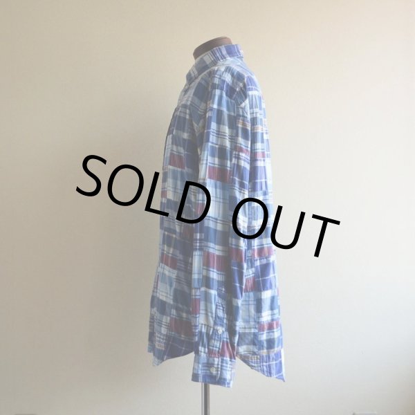 画像4: RalphLauren パッチワークシャツ  表記L  (4)