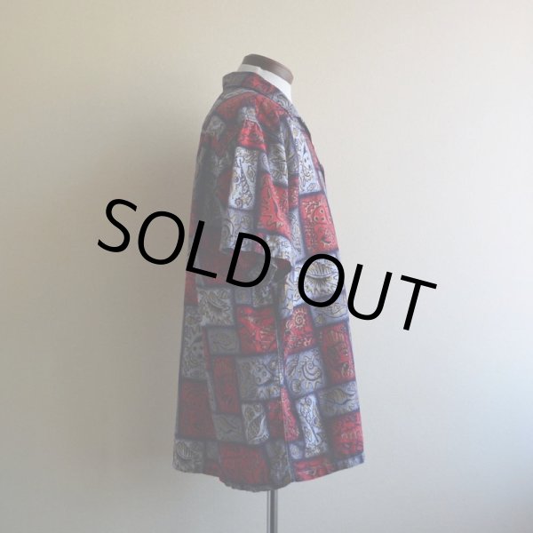 画像2: 1960s La Belle Creole コットンアロハシャツ　 "ビフタネン配色"　 表記L  (2)