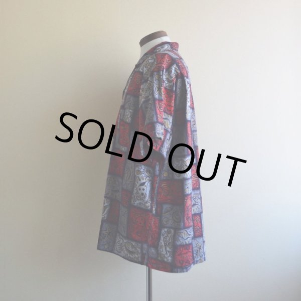 画像4: 1960s La Belle Creole コットンアロハシャツ　 "ビフタネン配色"　 表記L  (4)