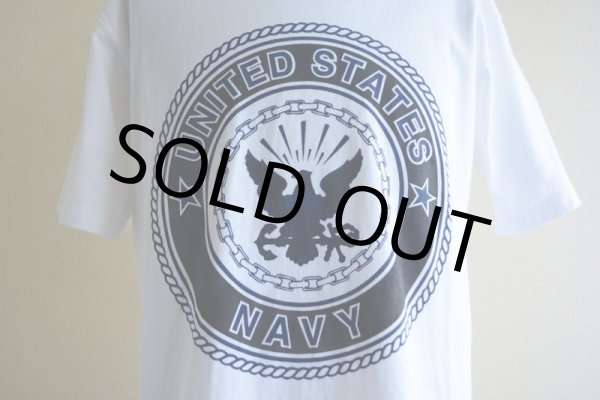 画像8: US.NAVY 両面プリントTシャツ　 "MADE IN USA"　 表記M  (8)