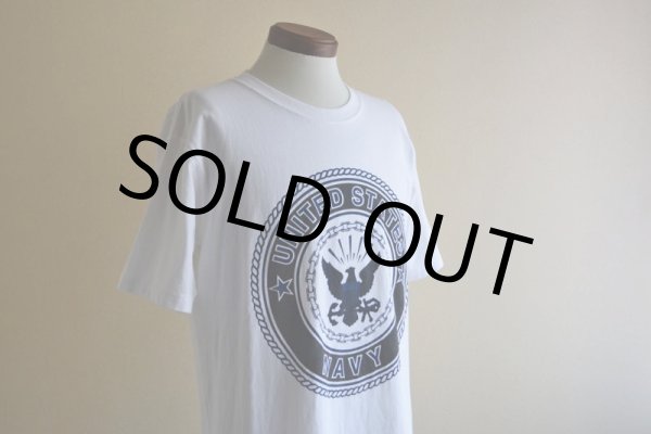 画像7: US.NAVY 両面プリントTシャツ　 "MADE IN USA"　 表記M  (7)
